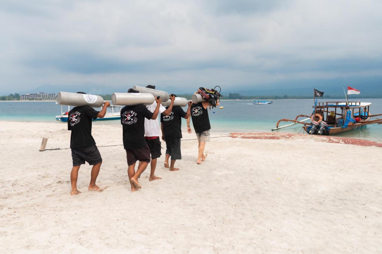 Scallywags Beach Club Gili Air Zewnętrze zdjęcie